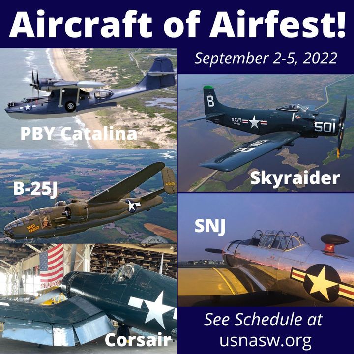 Aircraft of Airfest 2022! Join us for the 26th Annual Airfest at the