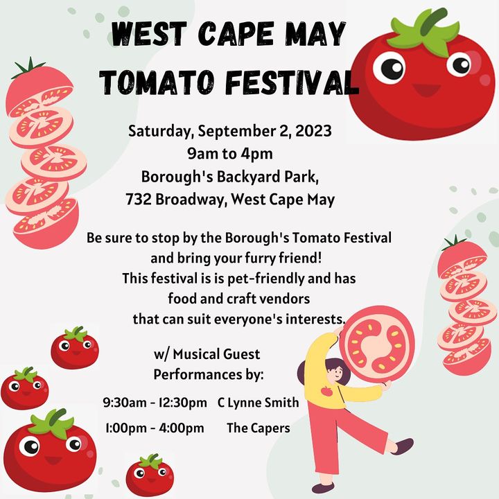 Hope to see a bunch of friendly faces at The West Cape May Tomato